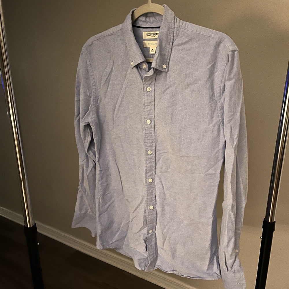 Goodthreads Buttondown Oxford Blue Men’s Medium-Preowned